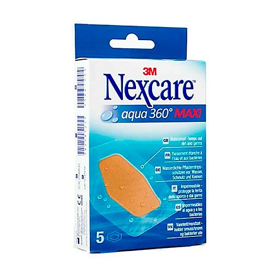 Imagen de Nexcare Aqua 360º maxi apósitos 5u