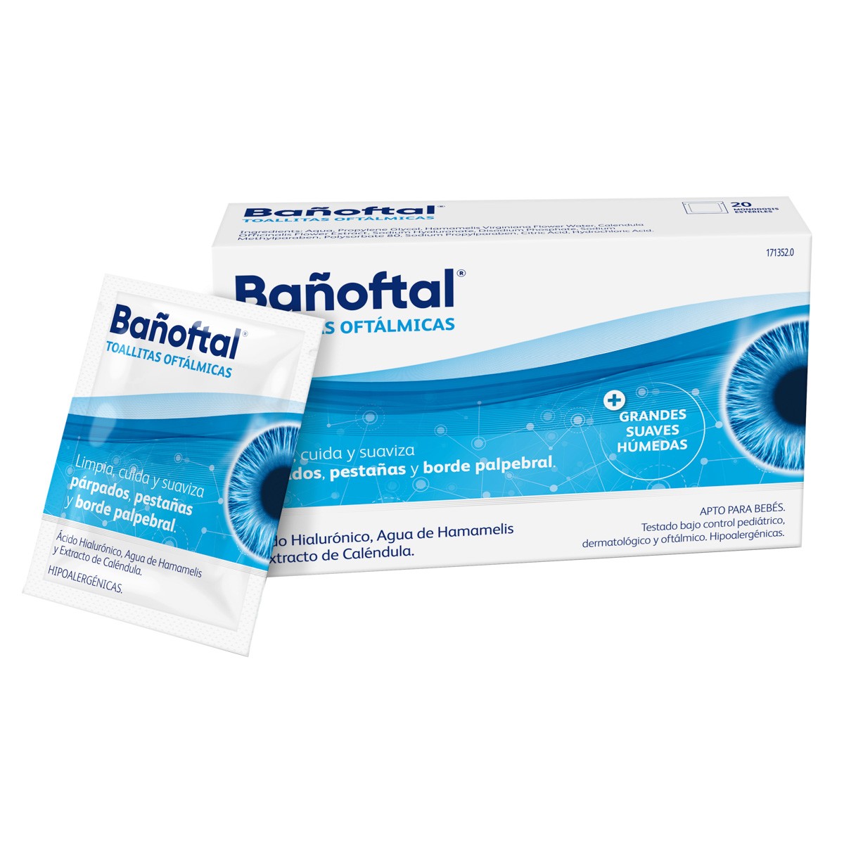 Imagen de Bañoftal toallitas oculares 20 unidades