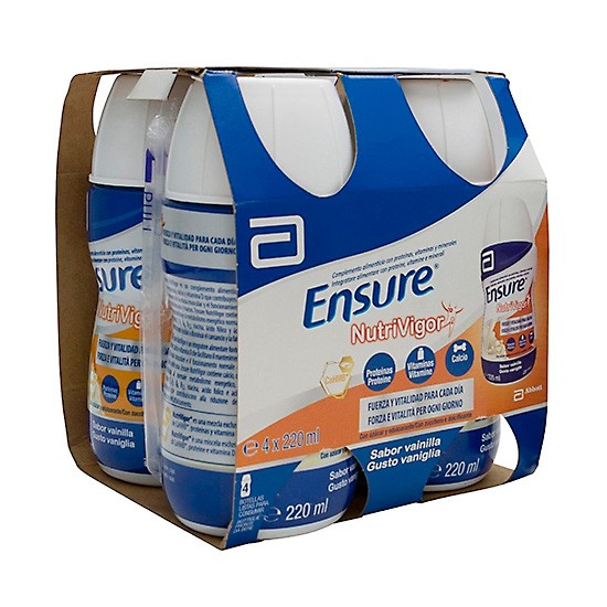 Imagen de ENSURE NUTRIVIGOR VAINILLA 220ML X 4UDS