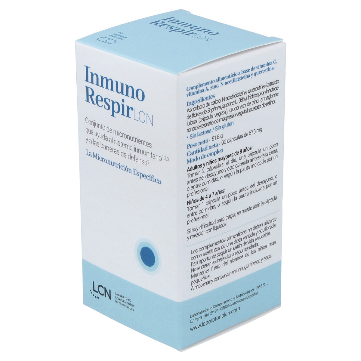 Imagen de LCN InmunoRespir 90 Cápsulas