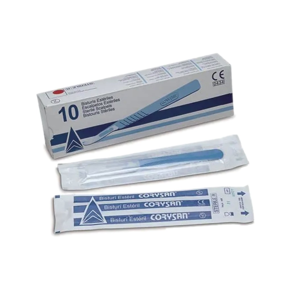 Imagen de BISTURI CORYSAN ESTERIL N.10 C/10 UDS