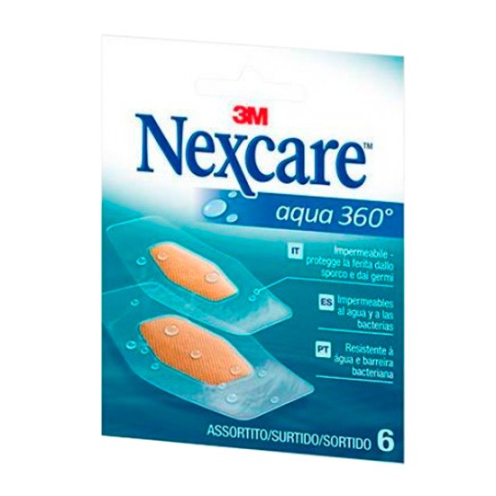 Imagen de Nexcare Aqua Clear apósitos 6u