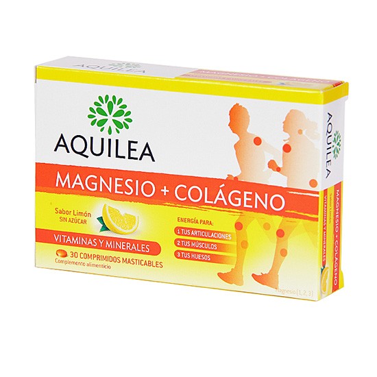 Imagen de Aquilea Magnesio colageno 30 comp limon