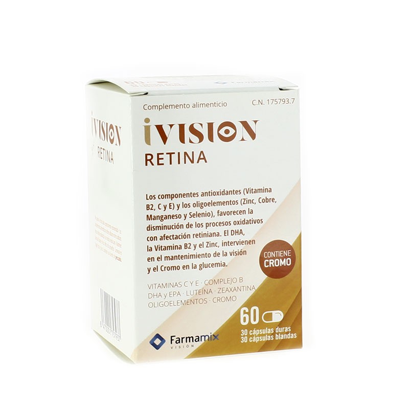 Imagen de IVISION RETINA 30CAPS DURAS+30CAPS BLAND