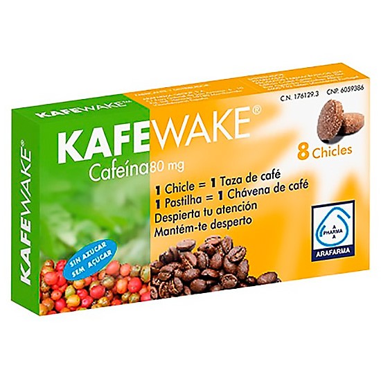 Imagen de Kafewake cafeina 8 chicles