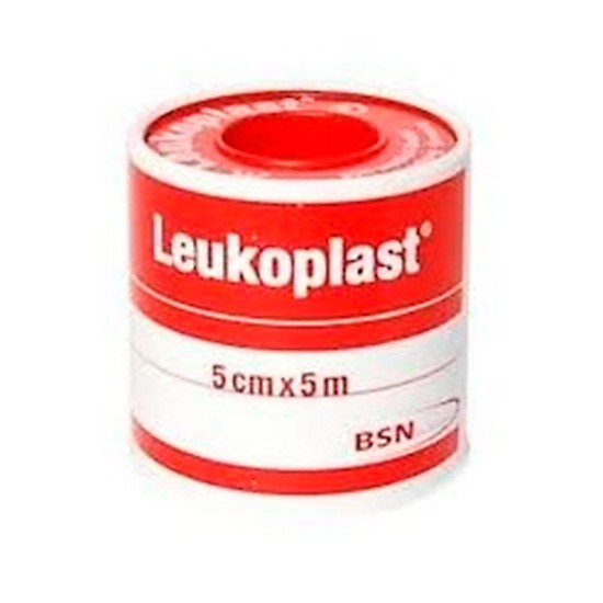 Imagen de Leukoplast esparadrapo blanco 5m x 5cm
