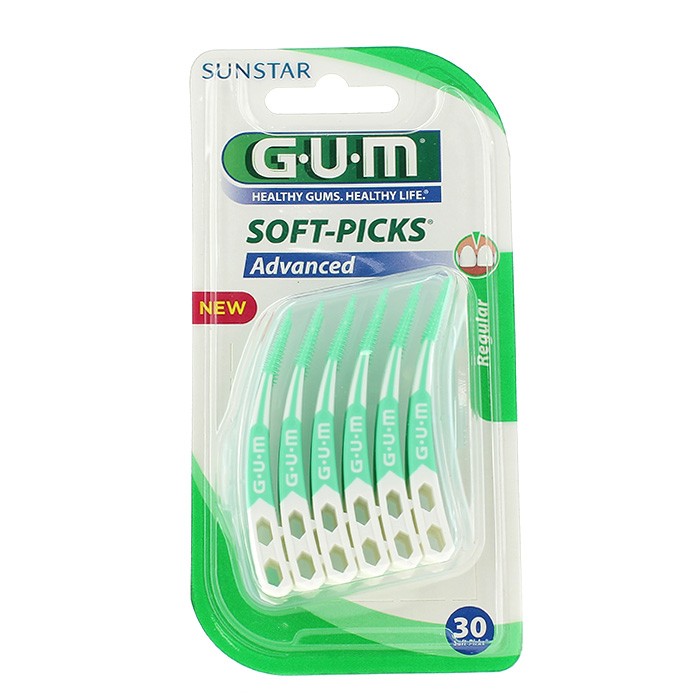 Imagen de GUM SOFT PICKS ADVANCED REGULAR 30 UDS