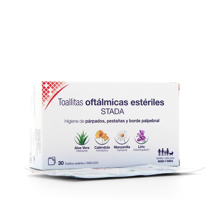 Imagen de CARE+ TOALLITAS OFTÁLM ESTERIL STADA 30U