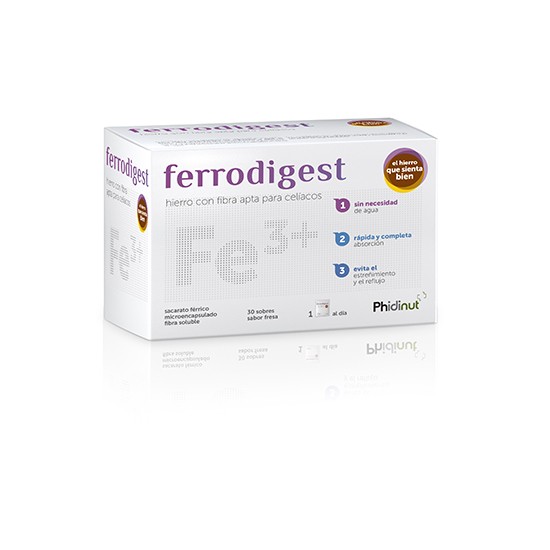 Imagen de FERRODIGEST 30 COMPRIMIDOS