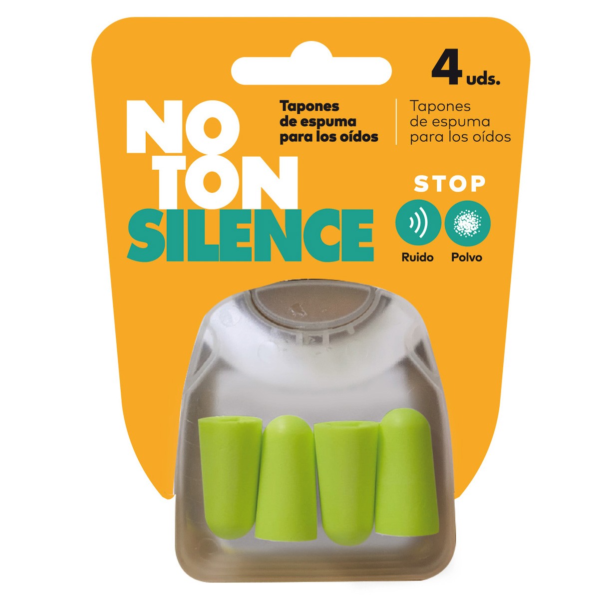 Imagen de Noton tapones oído bala 4uds