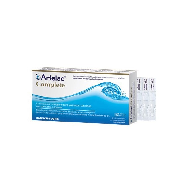 Imagen de Artelac Complete colirio ojo seco 30 monodosis