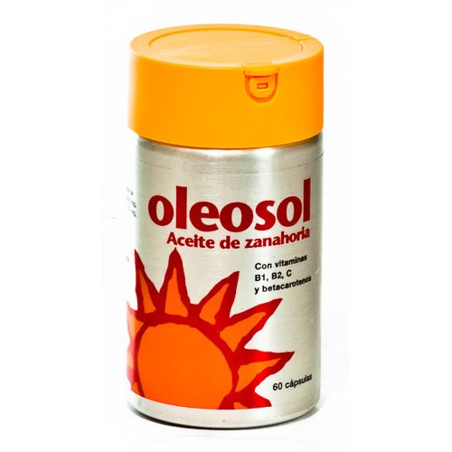 Imagen de OLEOSOL 60 CAPS (BETACAROTENO+AC.ZANAHO)