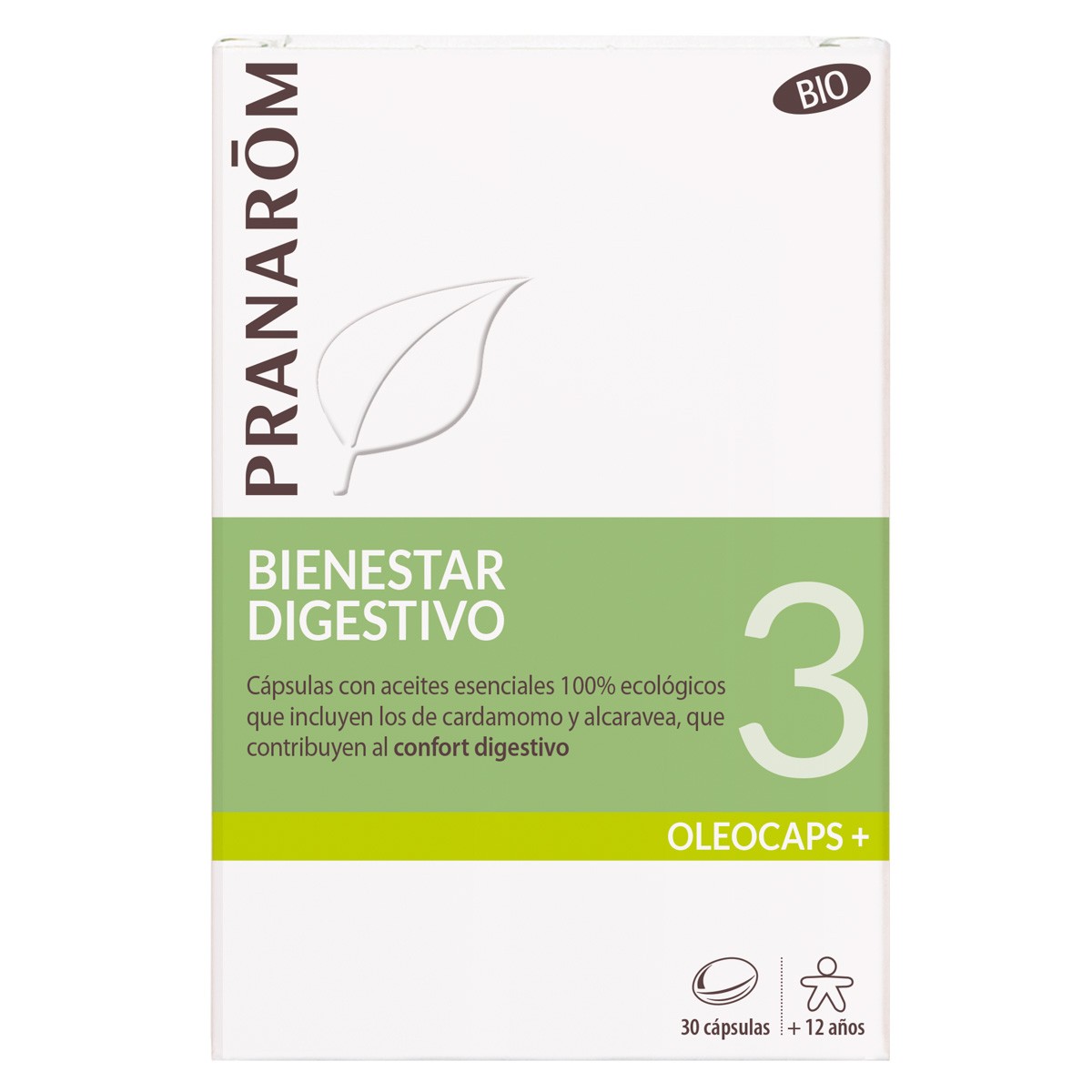 Imagen de Pranarôm Oleocaps Bienestar digestivo 30 cápsulas