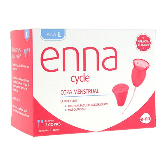 Imagen de ENNA CYCLE COPA MENSTRUAL T/L 2 UDS