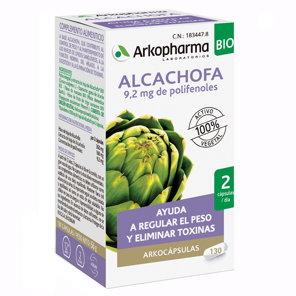 Imagen de Arkocápsulas Alcachofa BIO 130 cápsulas