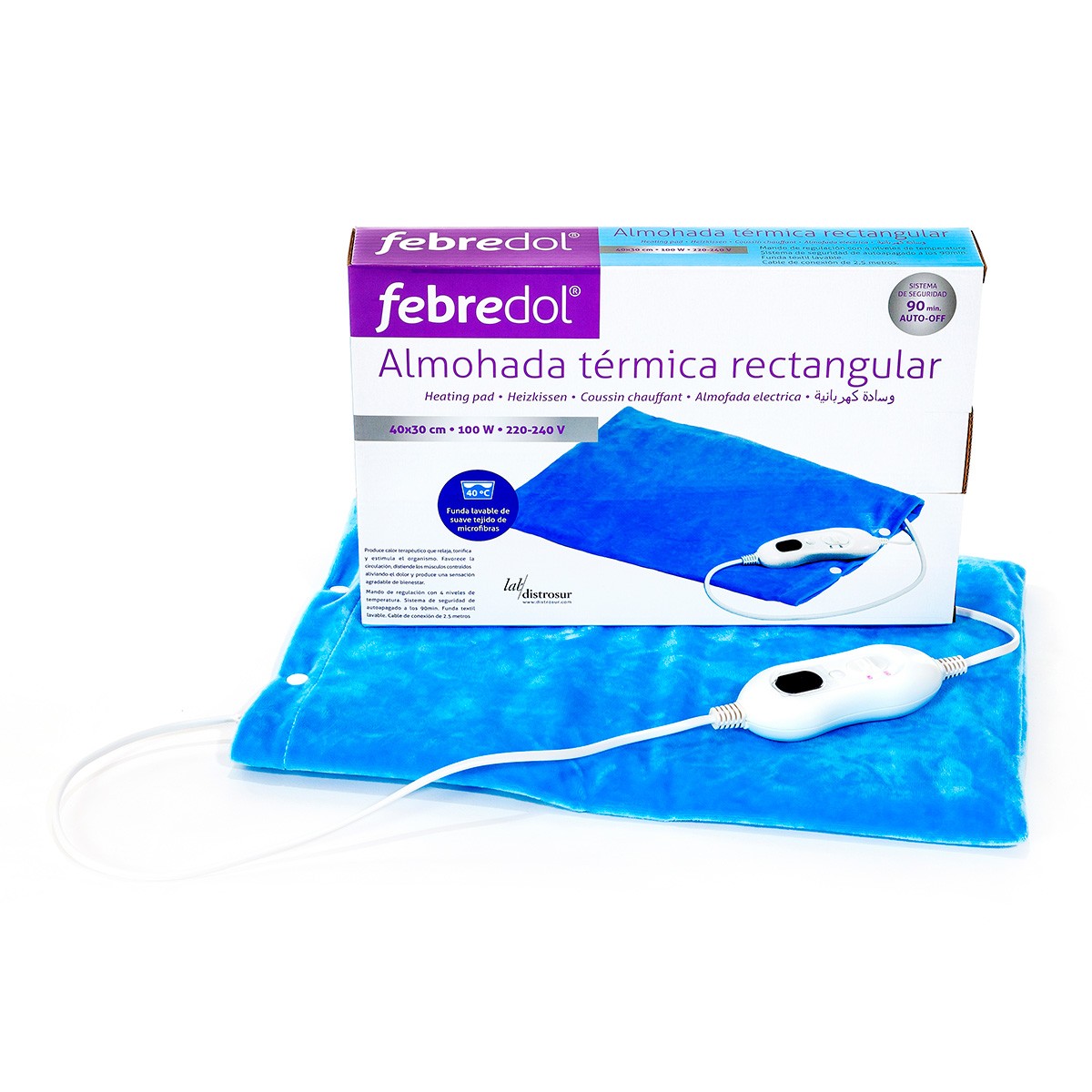 Imagen de Febredol Almohadilla Eléctrica Rectangular