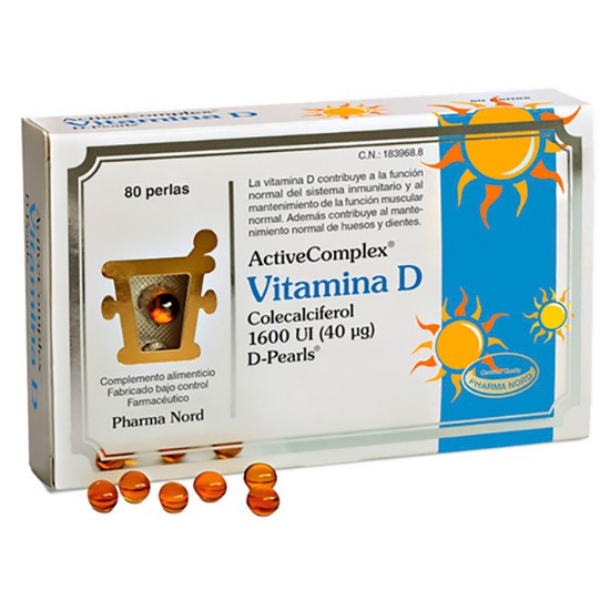 Imagen de Active comprimidoslex vitamina d 1600ui. 80 perla