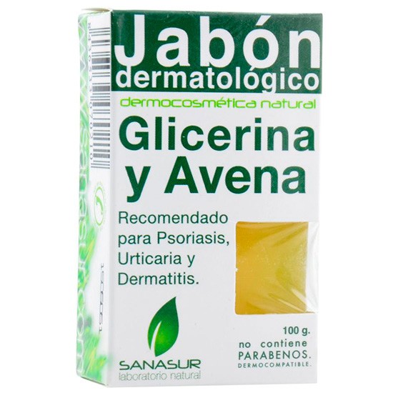 Imagen de Sanasur jabón glicerina y avena 100g