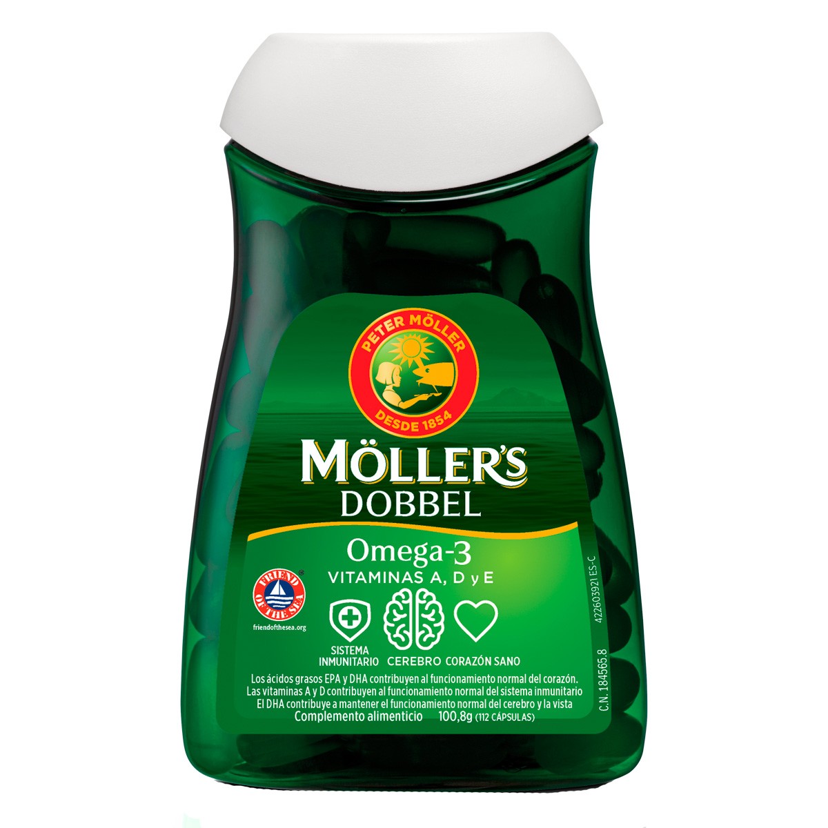 Imagen de Moller's dobble 112 cápsulas