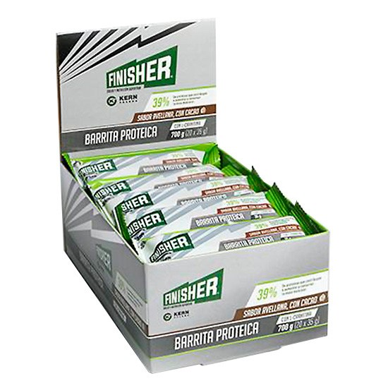 Imagen de Finisher chocolate y avellanas l-carnitina 20 barritas