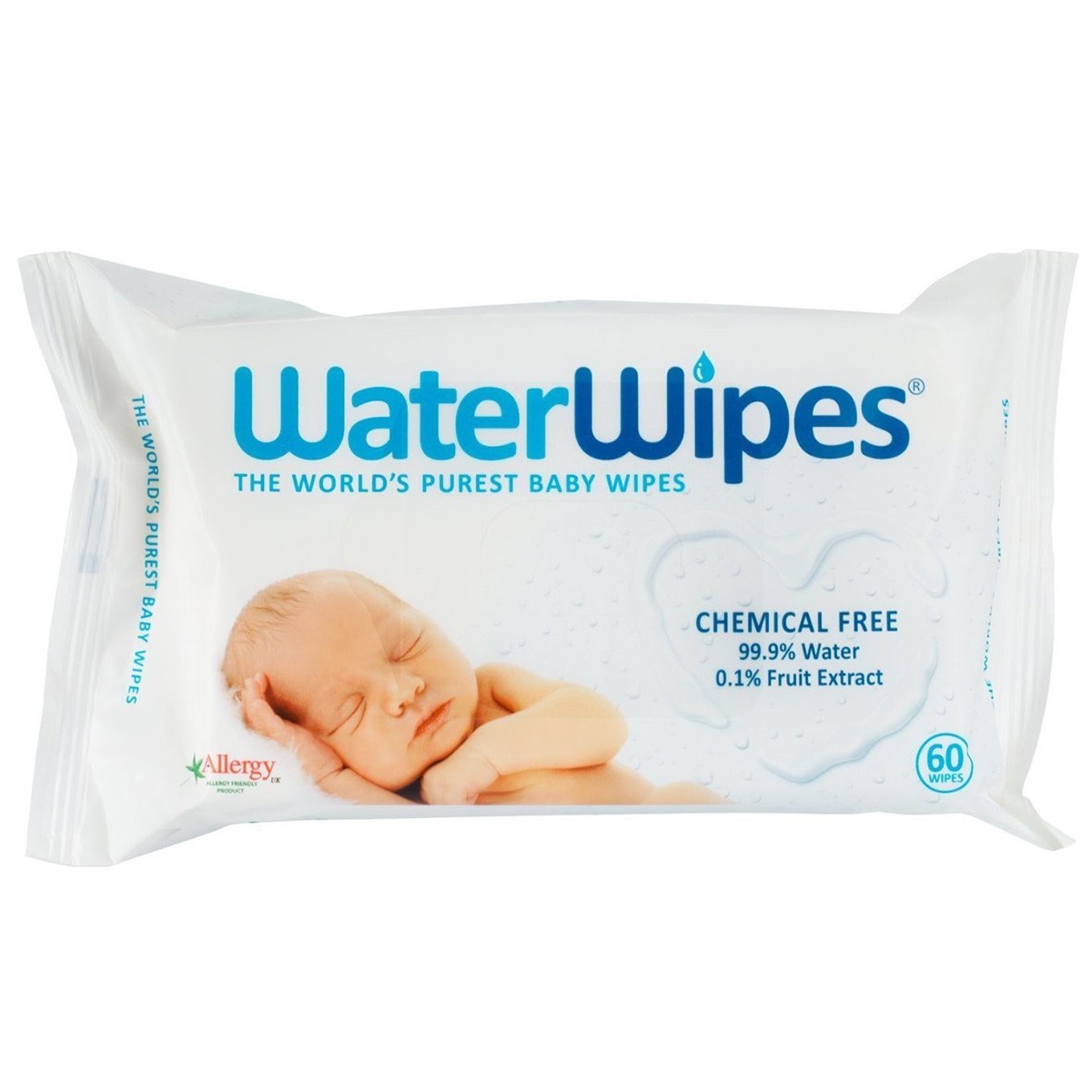 Imagen de Waterwipes toallitas bebe 60 und