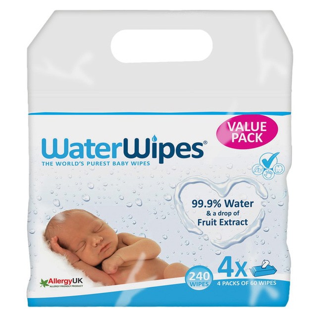 Imagen de Waterwipes toallitas bebe 4x60 und