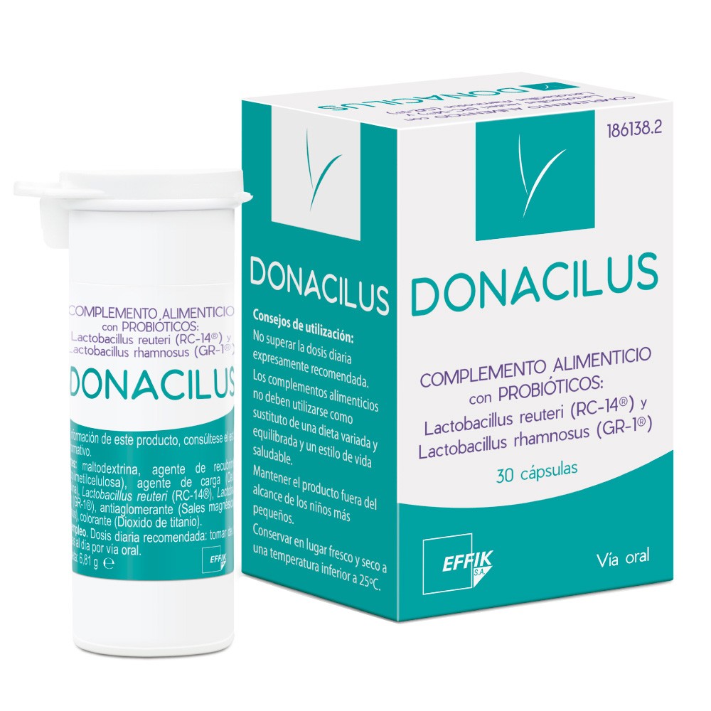Imagen de Donacilus microbiota vaginal 30 cápsulas