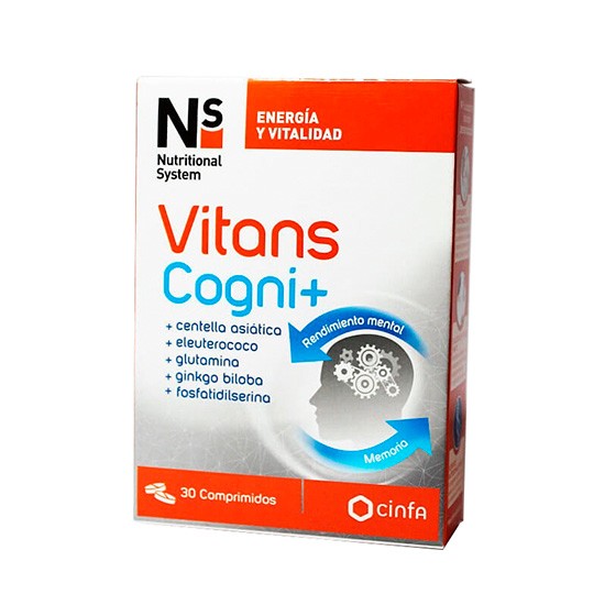 Imagen de N+S Vitans Cogni+ 30 comprimidos