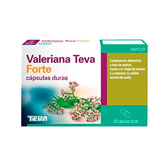 Imagen de Valeriana teva forte 450mg 30 cápsulas