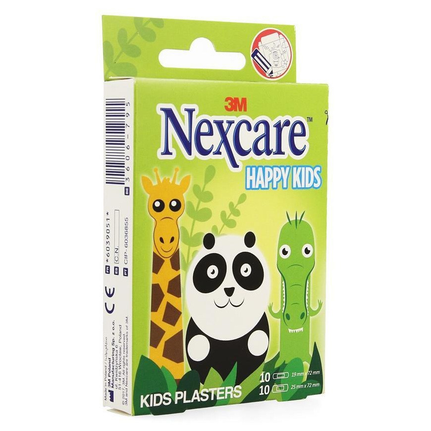 Imagen de Nexcare kids plasters animales 20 surtid