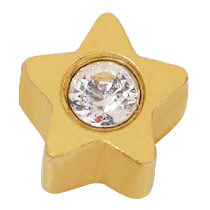 Imagen de Prim pendiente inverness 24C estrella dorada natural