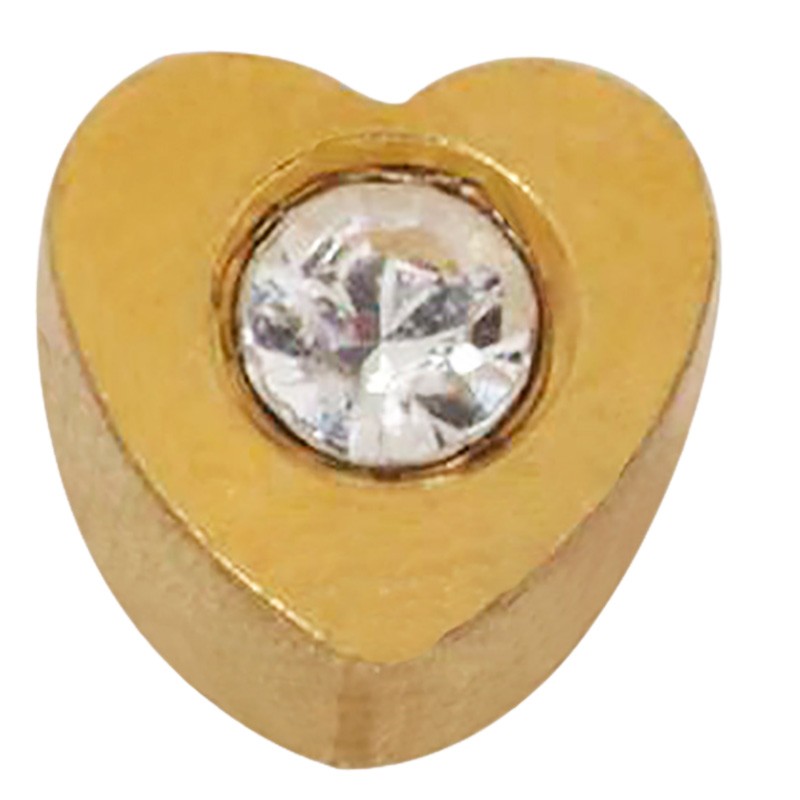 Imagen de Inverness pendientes 25C Corazón dorado