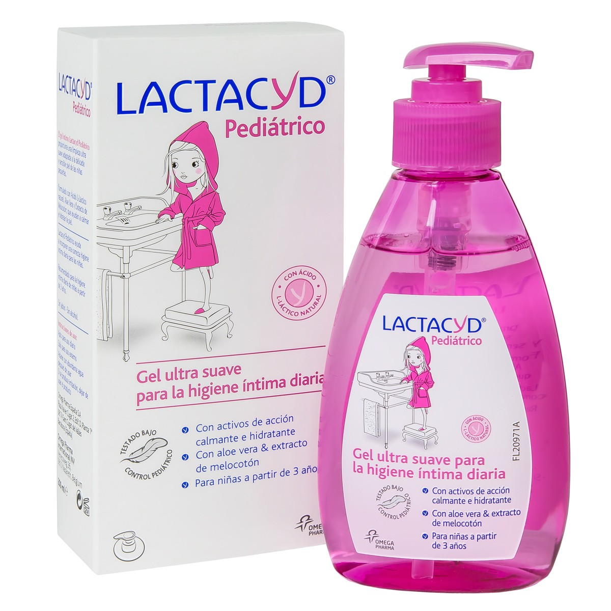 Imagen de Lactacyd pediátrico gel íntimo 200ml