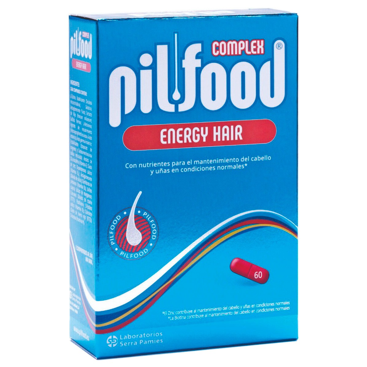 Imagen de Pilfood complex energy 180 comprimidos hair