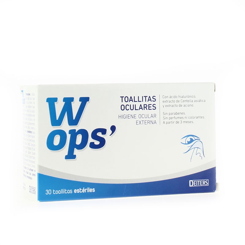 Imagen de Wops higiene ocular 30 toallitas