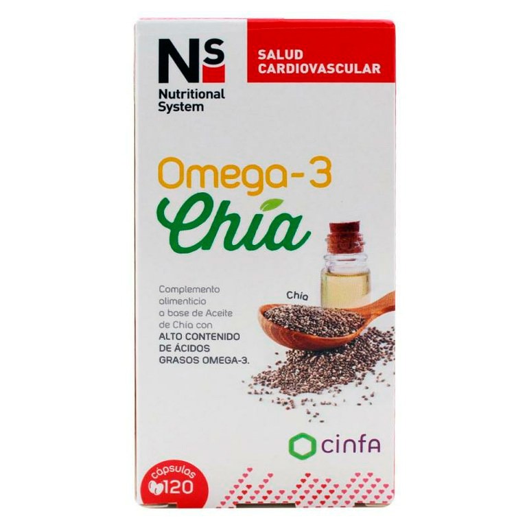Imagen de N+s omega 3 chia 120 capsulas