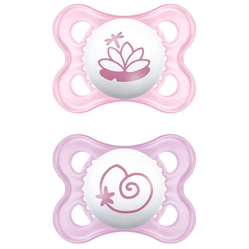 Imagen de Mam baby chupete rosa silicona original 0+
