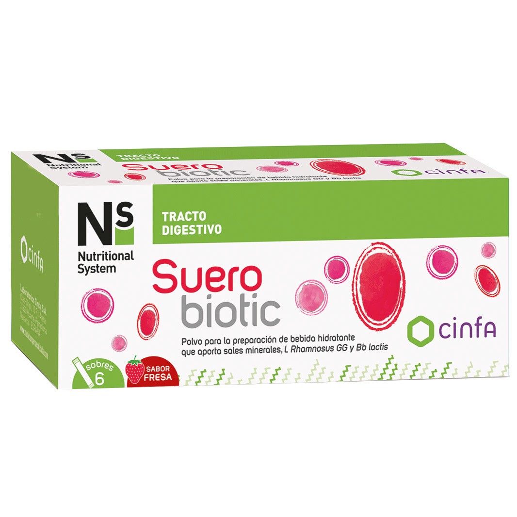 Imagen de N+s suerobiotic fresa 6 sobres