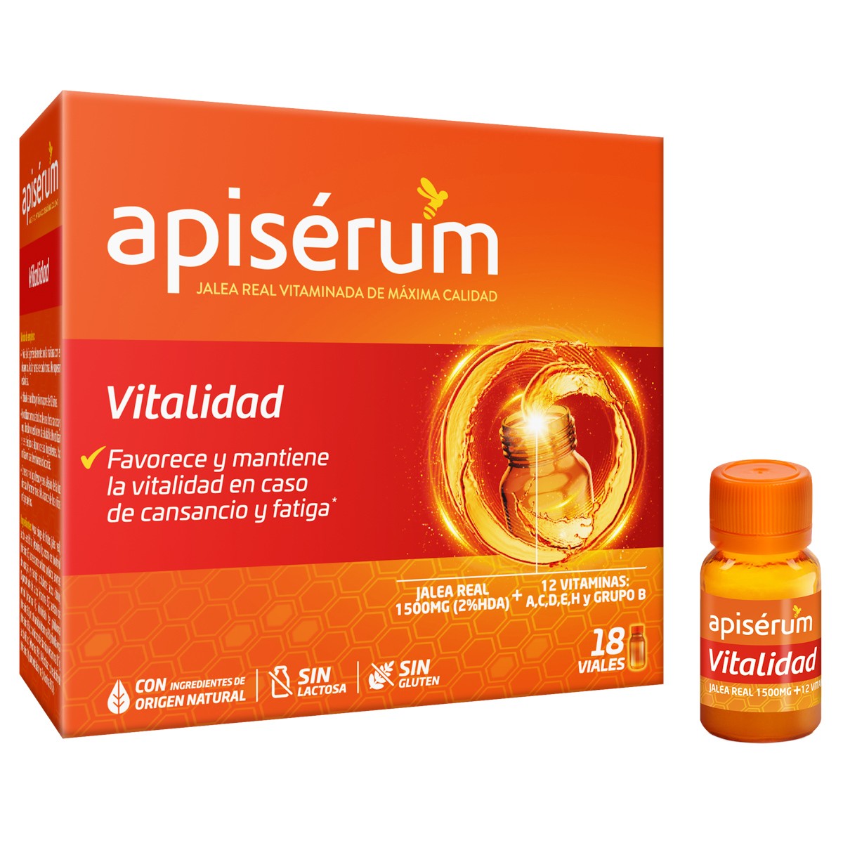 Imagen de Apiserum vitalidad 18 viales