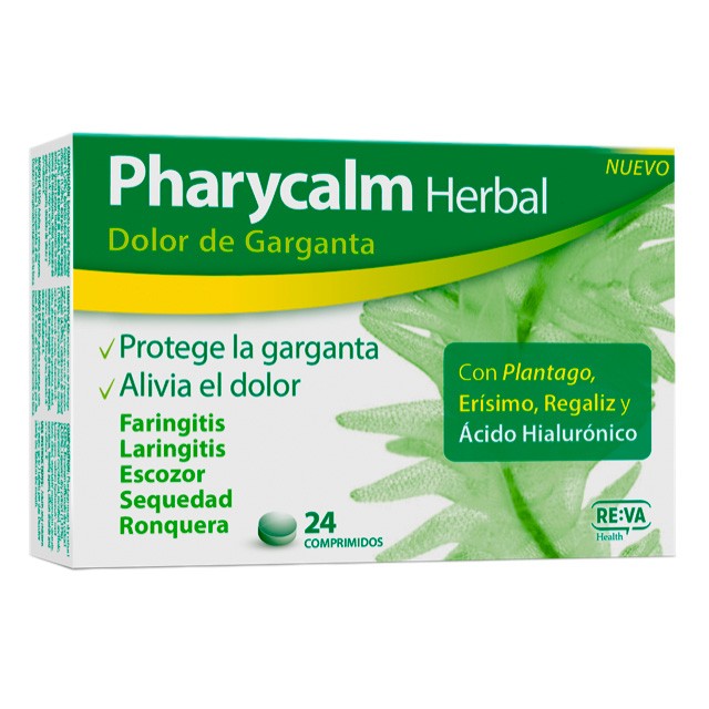 Imagen de Pharycalm herbal dolor garganta 24 comprimidos