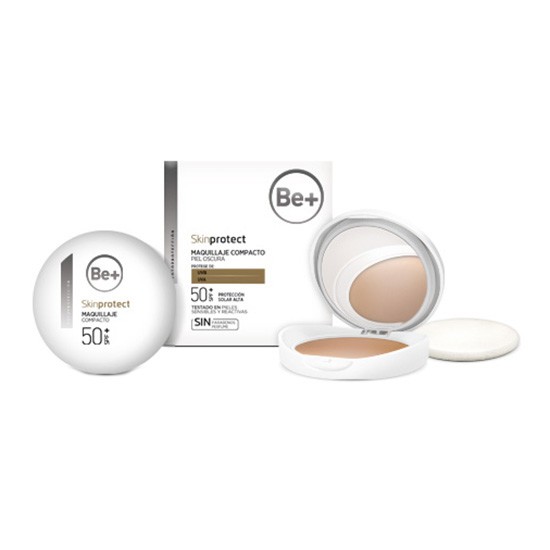 Imagen de Be+ skin protect maquillaje piel oscura spf50