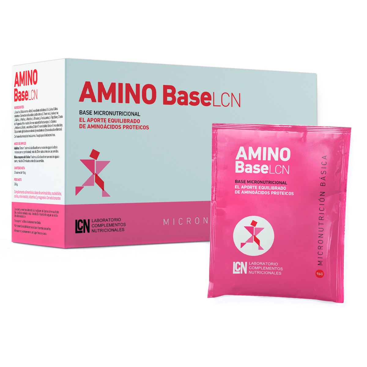 Imagen de LCN Amino Base sabor frutos rojos