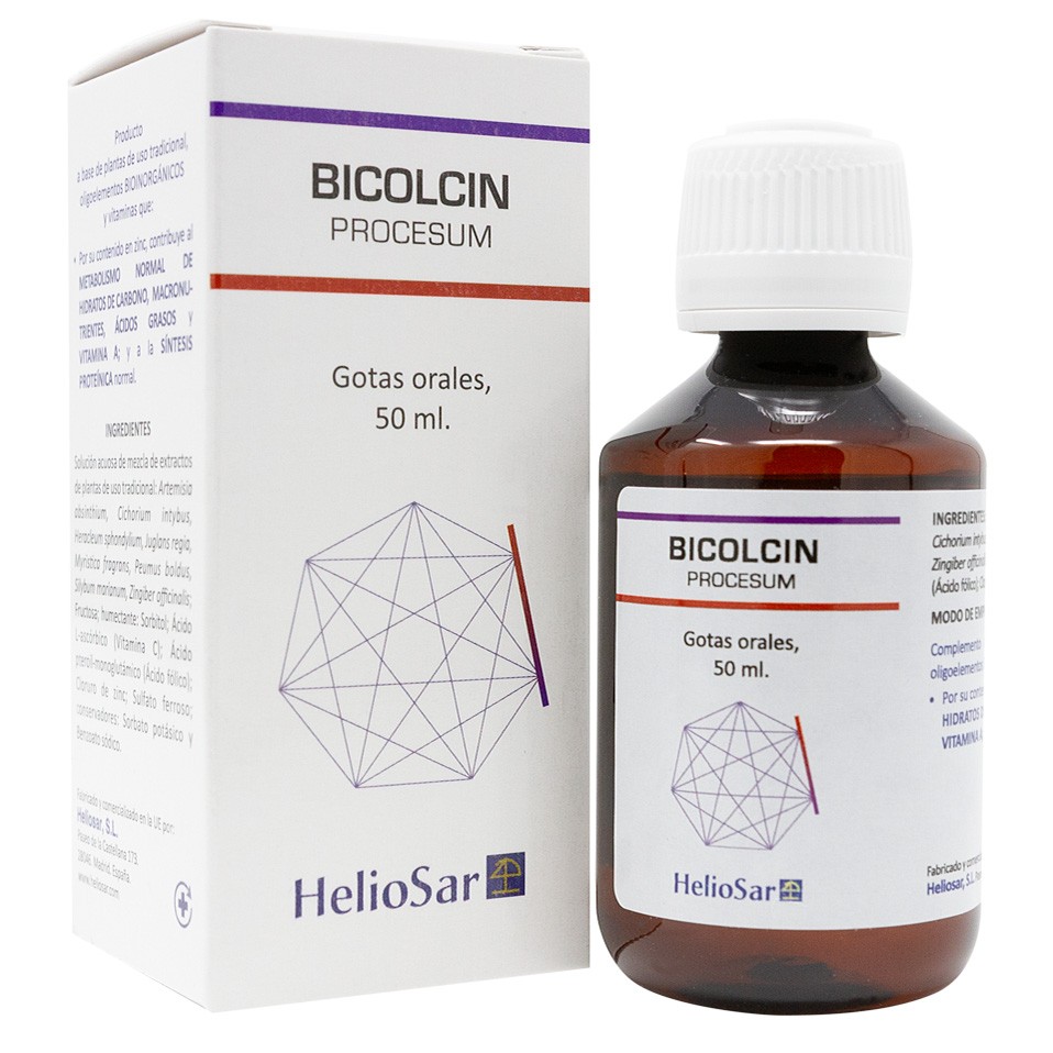 Imagen de Heliosar bicolcin procesum gotas 50ml