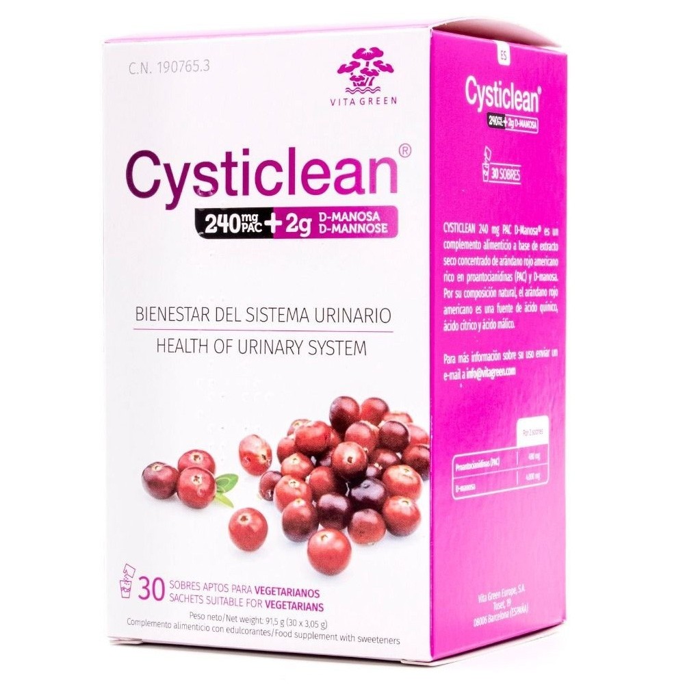 Imagen de Cysticlean 240 mgr d-manosa 30 sobres