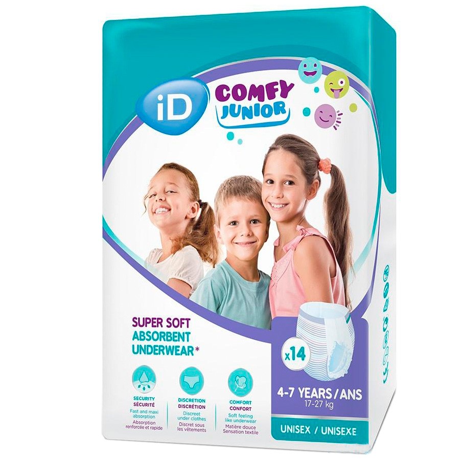 Imagen de Id comfy junior pants 4-7 años 14uds