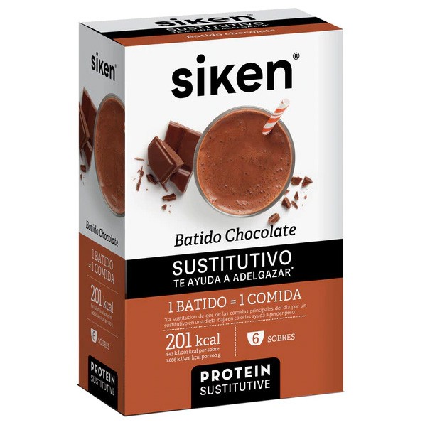 Imagen de Sikendiet batido chocolate 6 und