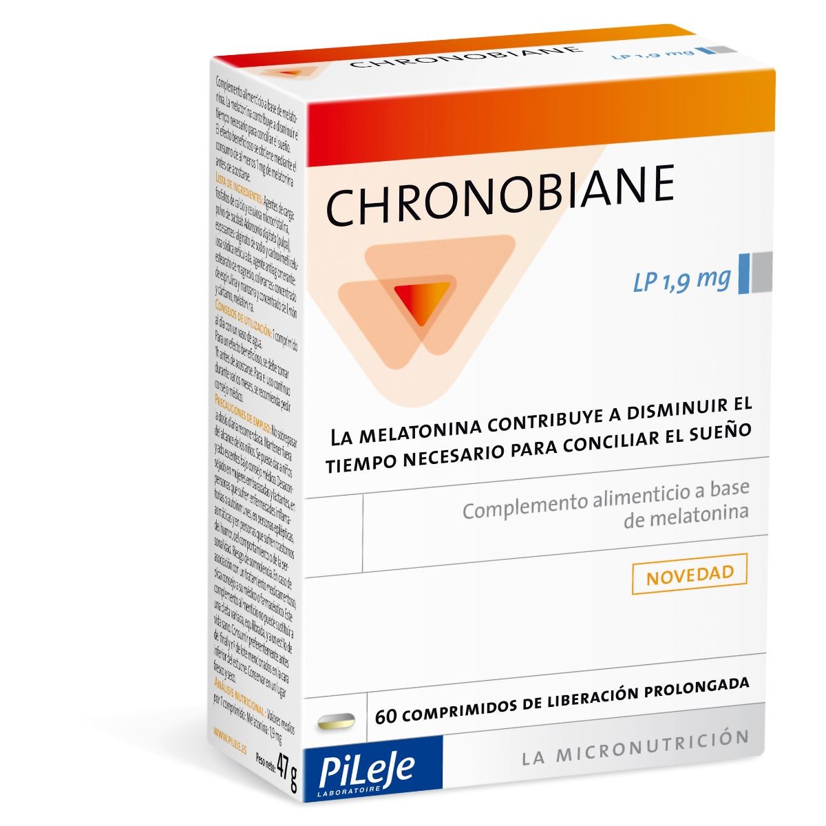 Imagen de Pileje Chronobiane LP 1,9 mg 60 comprimidos