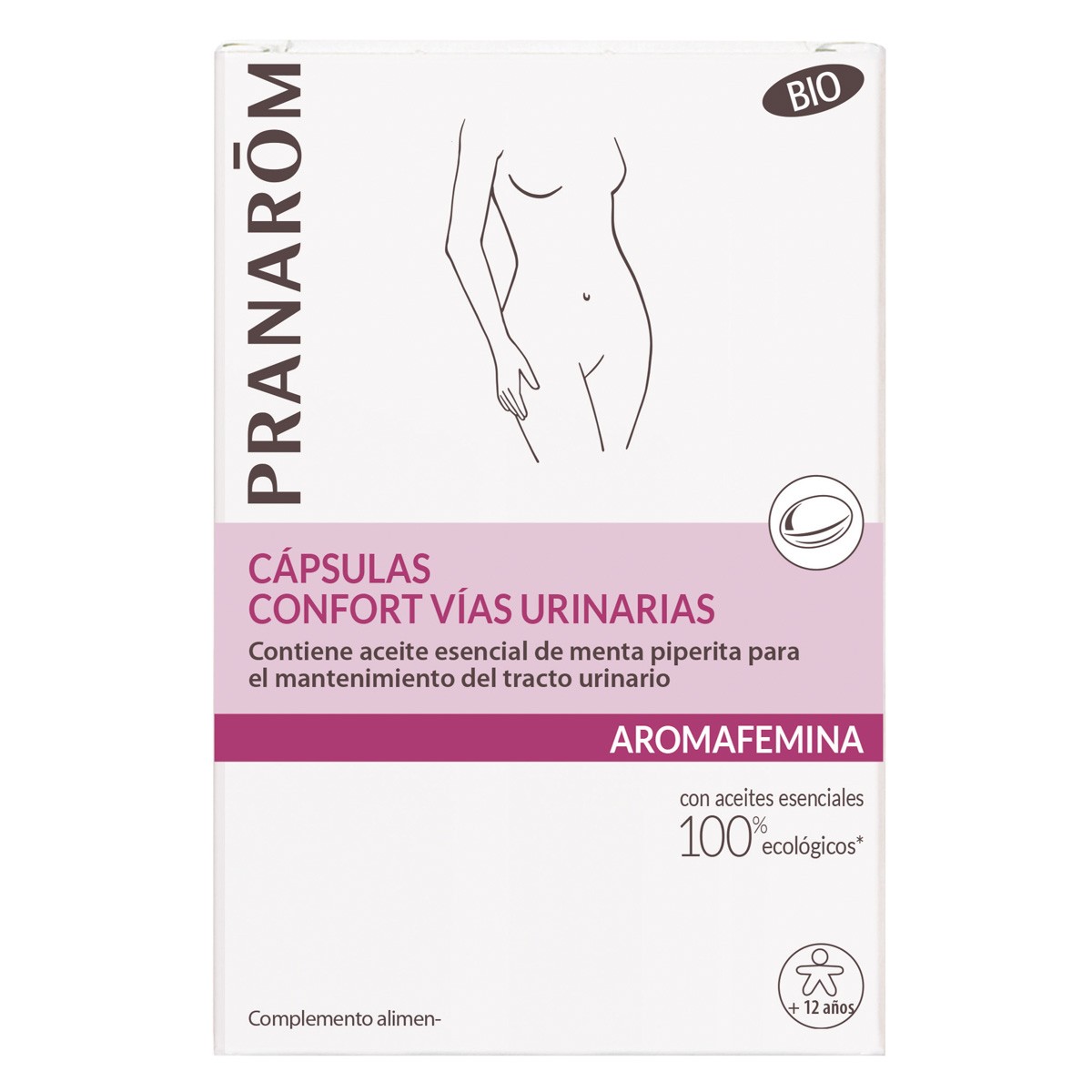Imagen de Aromafemina confort vias uri bio 30 cápsulas