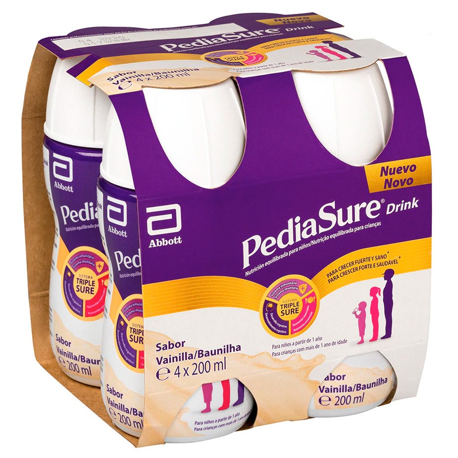 Imagen de Pediasure drink vainilla 4x200ml