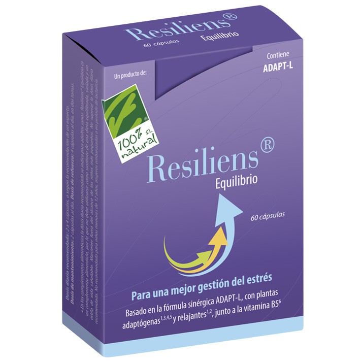 Imagen de Cien por Cien Natural Resiliens equilibrio 60caps